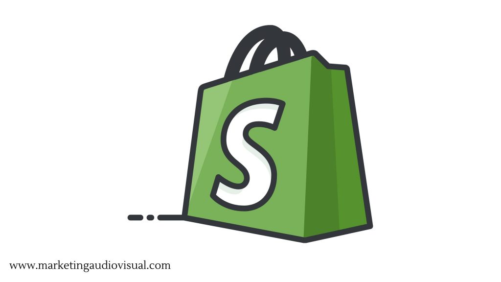 Shopify logo - Marketing Audiovisual